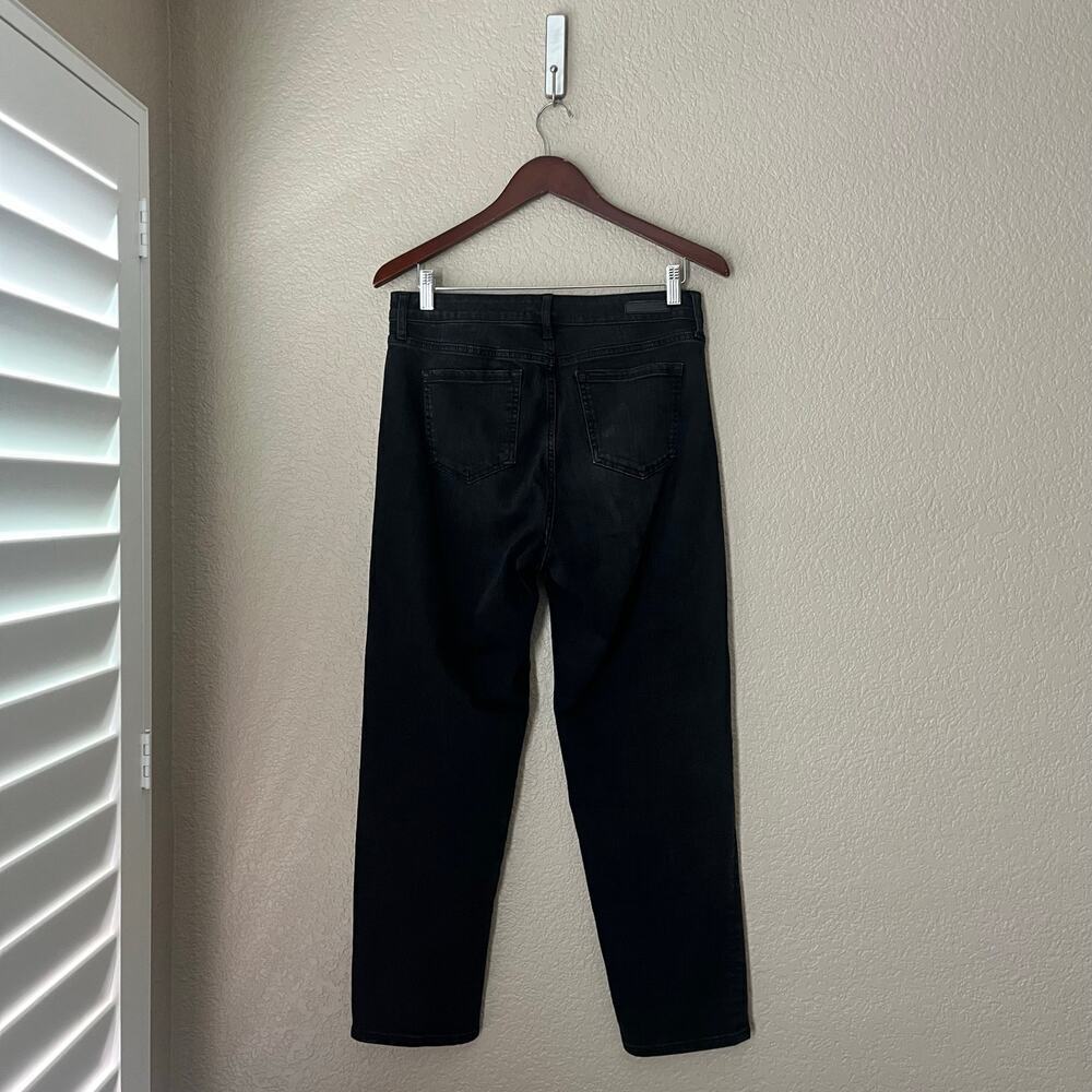 Anthropologie Social Standard by Sanctuary Slim Straight Black Gray Jeans 10 30 - Picture 2 of 8